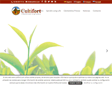 Tablet Screenshot of cultifort.com